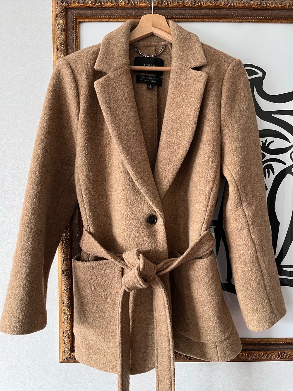 J. Crew blazer jacket in Italian boiled wool